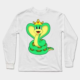 Snake King Crown Long Sleeve T-Shirt